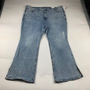 Old Navy Rita Light Wash Denim High Rise Flare Jeans 28 Plus New